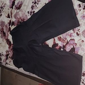 Wide leg gaucho style denim